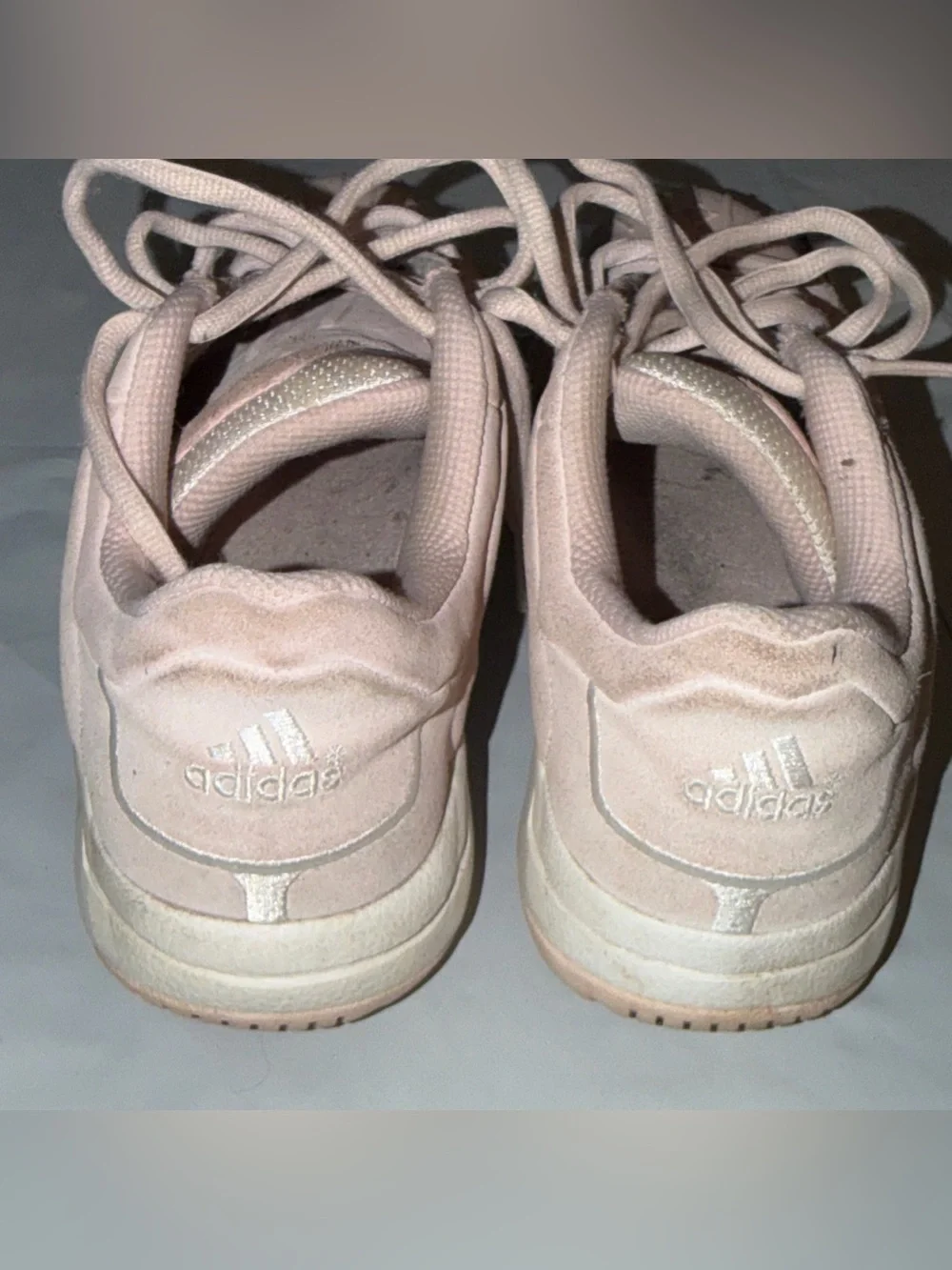 Adidas Superstar Originals Low Icy PINK Leather Sneaker Shoe Womens 8.5 USA Used